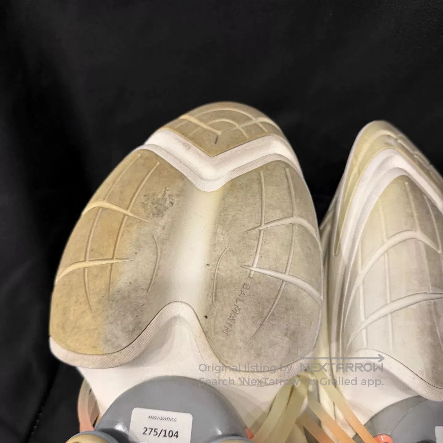 Balmain BALMAIN Unicorn Lace-Up Low-Top. Size US 12 / EU 45 - 7 Thumbnail