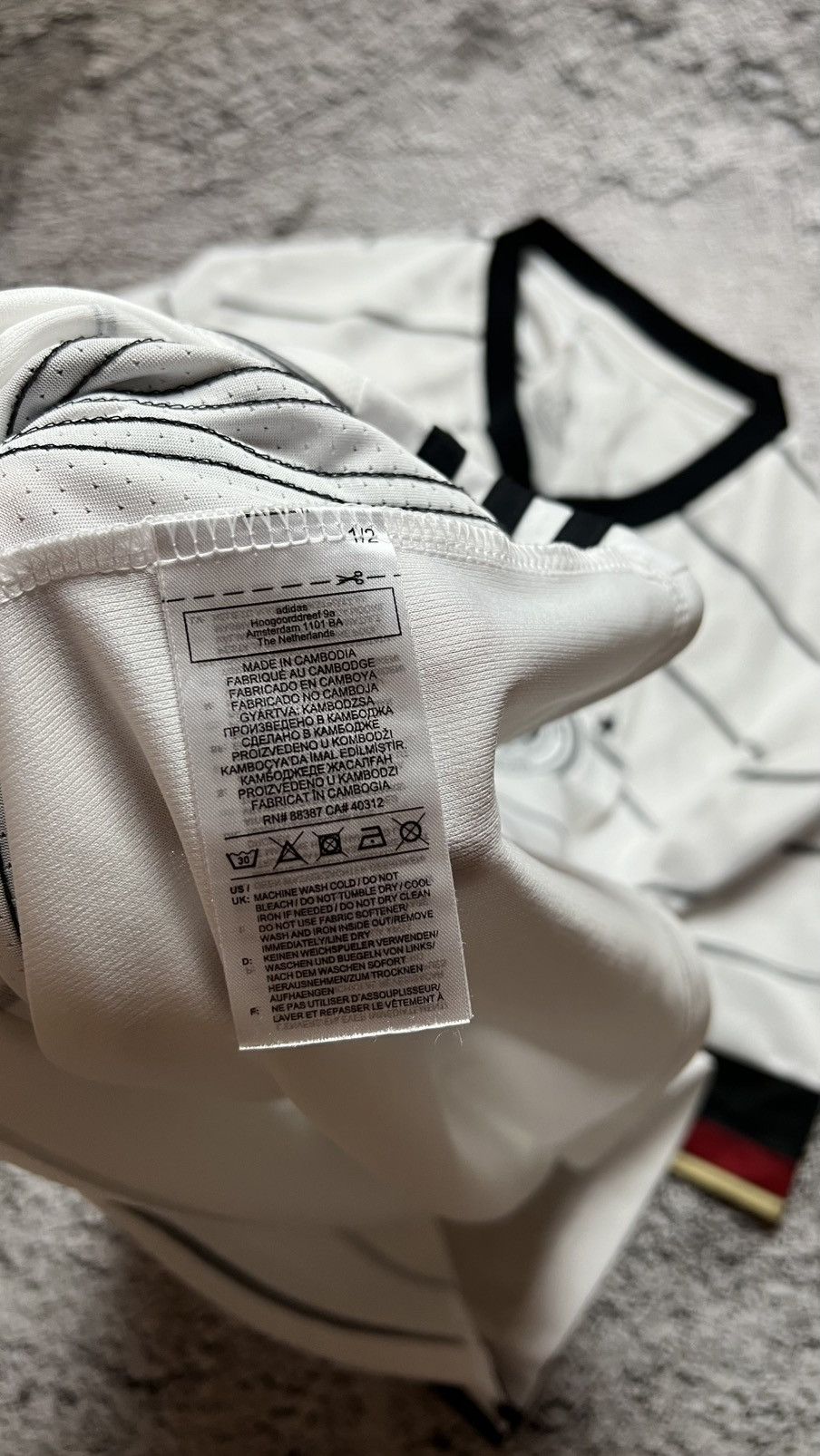 Adidas 2019-2020 adidas Germany national football team jersey Size US XXL / EU 58 / 5 - 6 Thumbnail