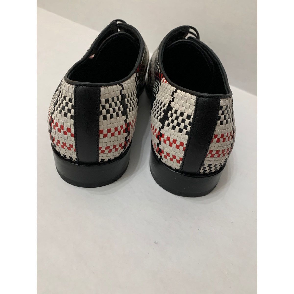 Helmut Lang HELMUT LANG WOVEN OXFORD LEATHER SHOES Size US 10 / EU 43 - 15 Thumbnail
