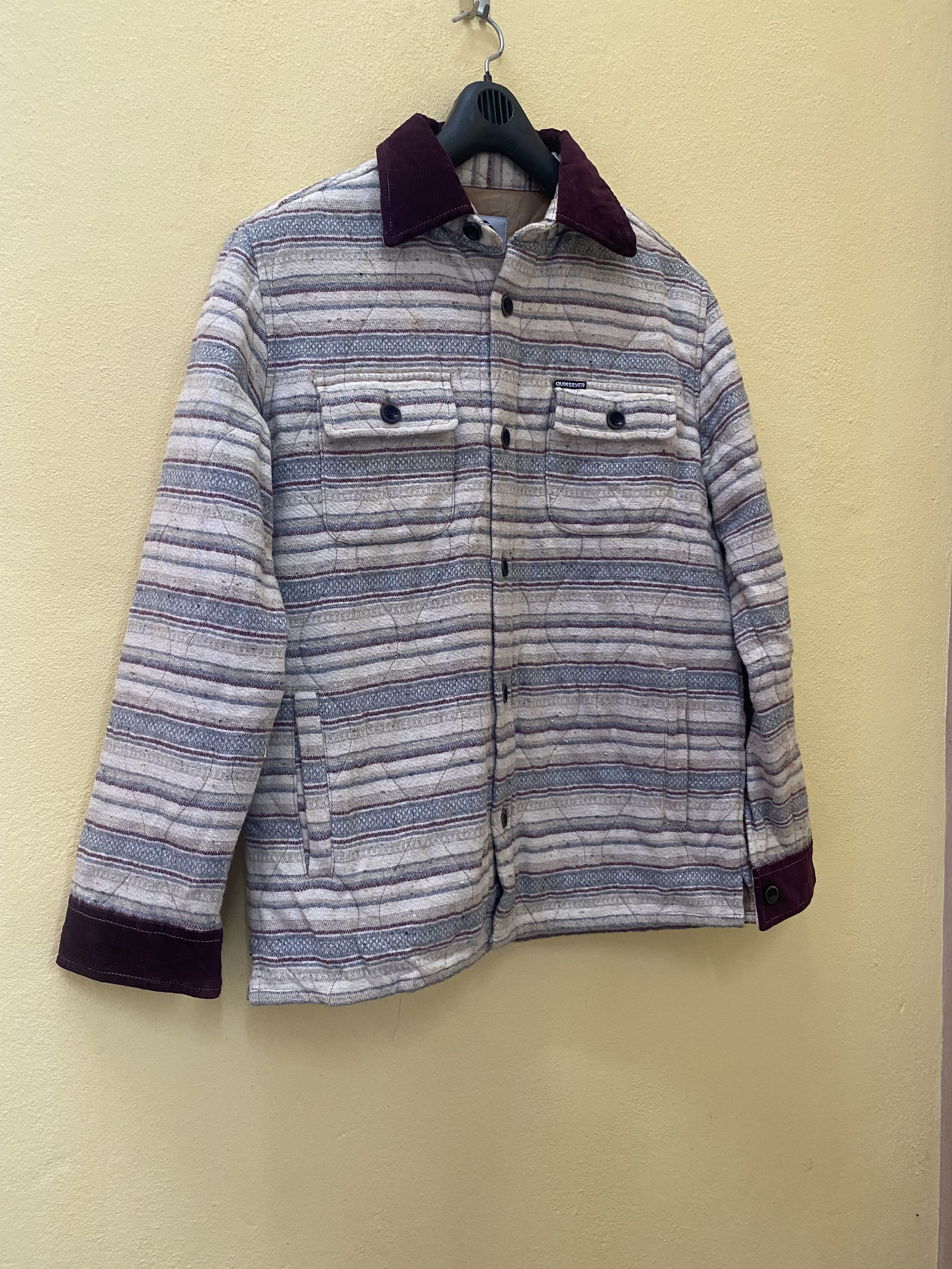 Quiksilver × Vintage Quiksilver stripe button jacket Size US M / EU 48-50 / 2 - 3 Thumbnail