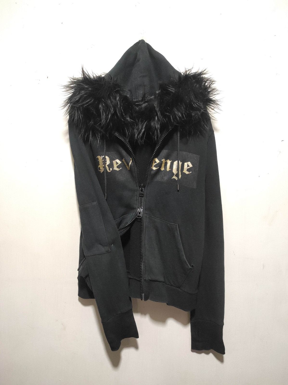 Japanese Brand Personal Jesus REVENGE double zip fur hoodie ifsix LGB style Size US M / EU 48-50 / 2 - 2 Thumbnail