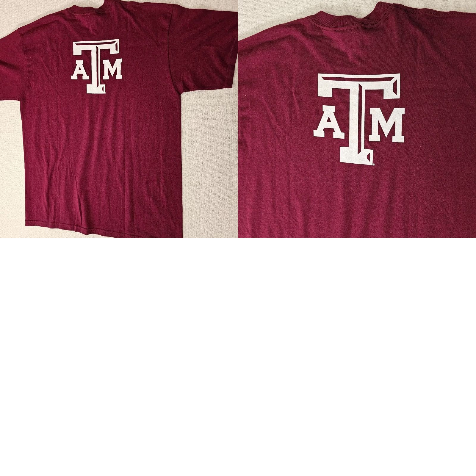 Nike Nike Men’s Texas A&M Aggies T-Shirt L Short Sleeve Crew Neck Logo Maroon Size US L / EU 52-54 / 3 - 8 Thumbnail