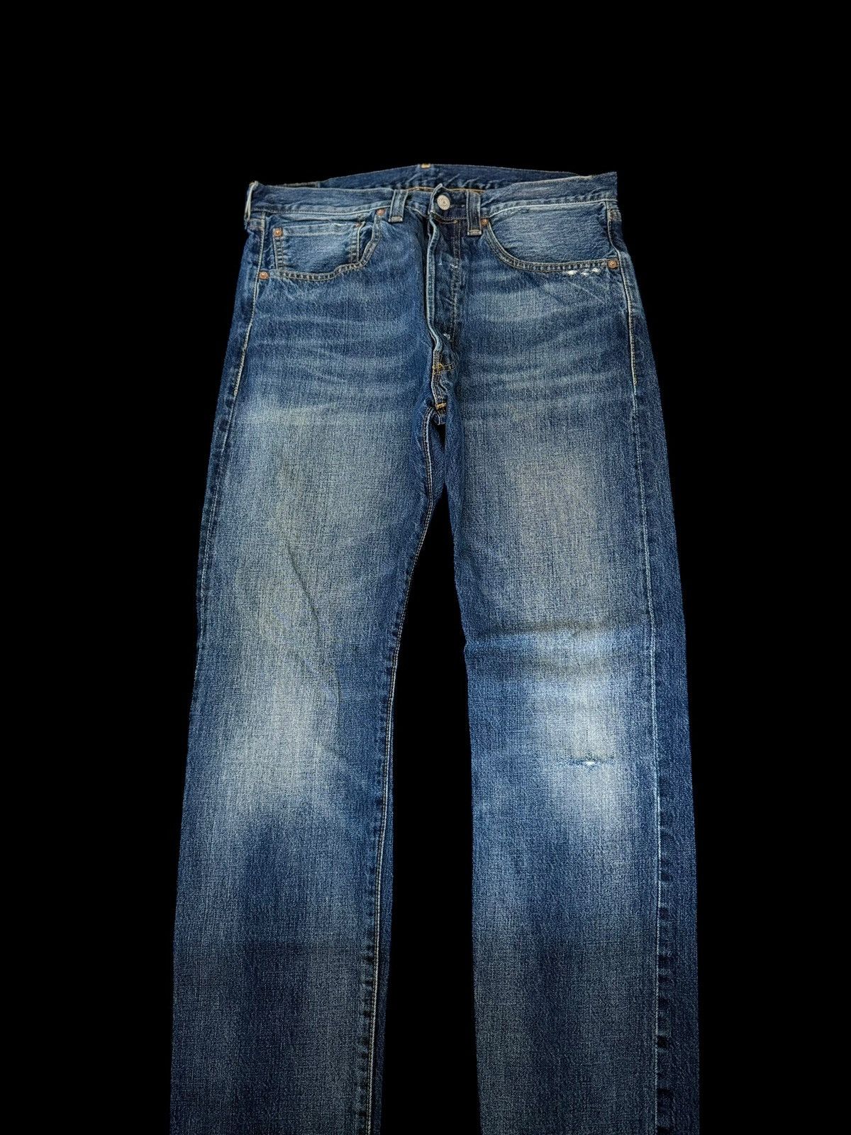 Levi's Levi’s 501 XX Selvedge Washed Distressed Denim 1947 Big E Size US 34 / EU 50 - 7 Thumbnail