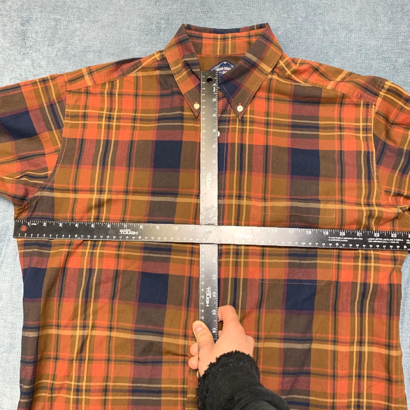 Bills Khakis VINTAGE Bills Khakis Shirt Mens XL Orange Plaid Classic Fit Pockets Button Down Outdoor Size US L / EU 52-54 / 3 - 6 Thumbnail
