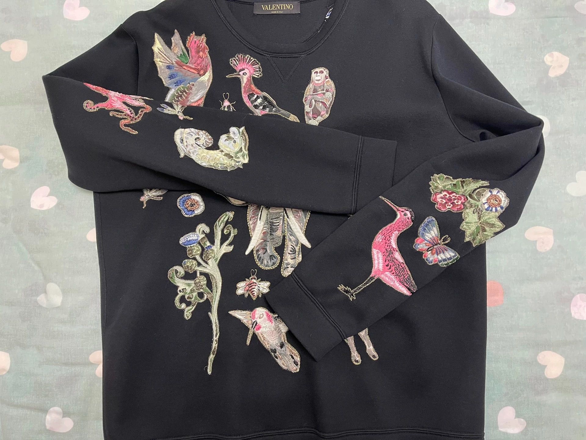 Valentino Valentino VLTN Zoo Show Black Men's S Hoodie Size US S / EU 44-46 / 1 - 3 Thumbnail