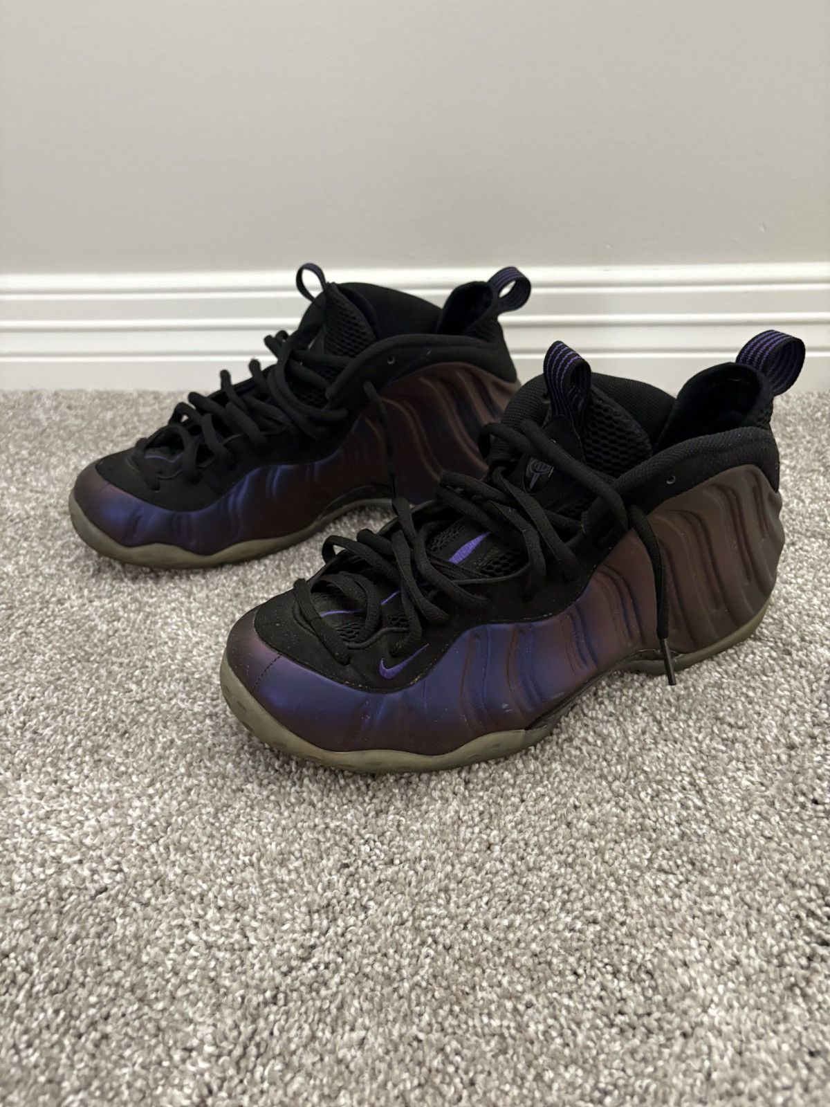 Nike Eggplant Nike Foamposite Size US 10.5 / EU 43-44 - 4 Thumbnail
