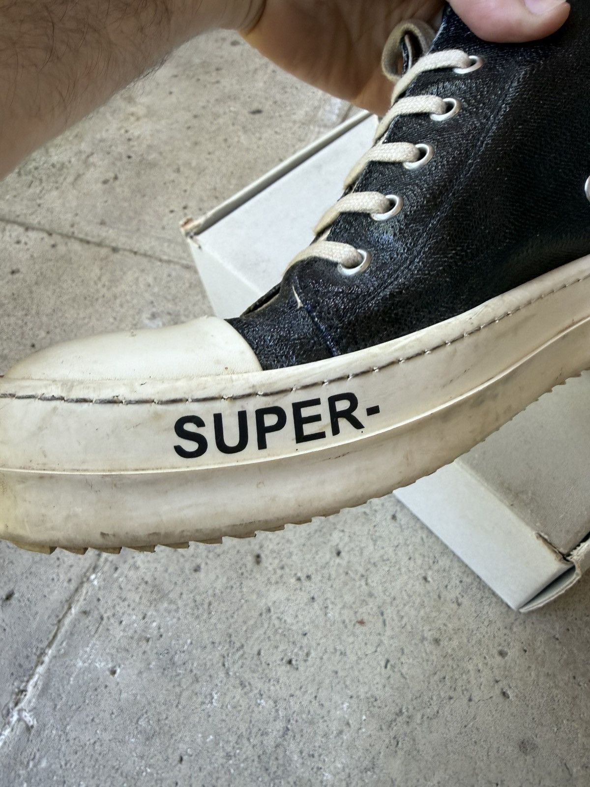 Rick Owens Drkshdw Rare Rick Owens Ramones Dark Shadow 44 In Sub Super Human Size US 10.5 / EU 43-44 - 4 Thumbnail