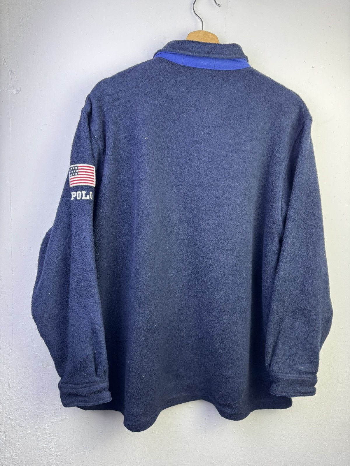 Polo Ralph Lauren vintage Polo Sport Ralph Lauren USA logo half-button fleece Size US M / EU 48-50 / 2 - 6 Thumbnail