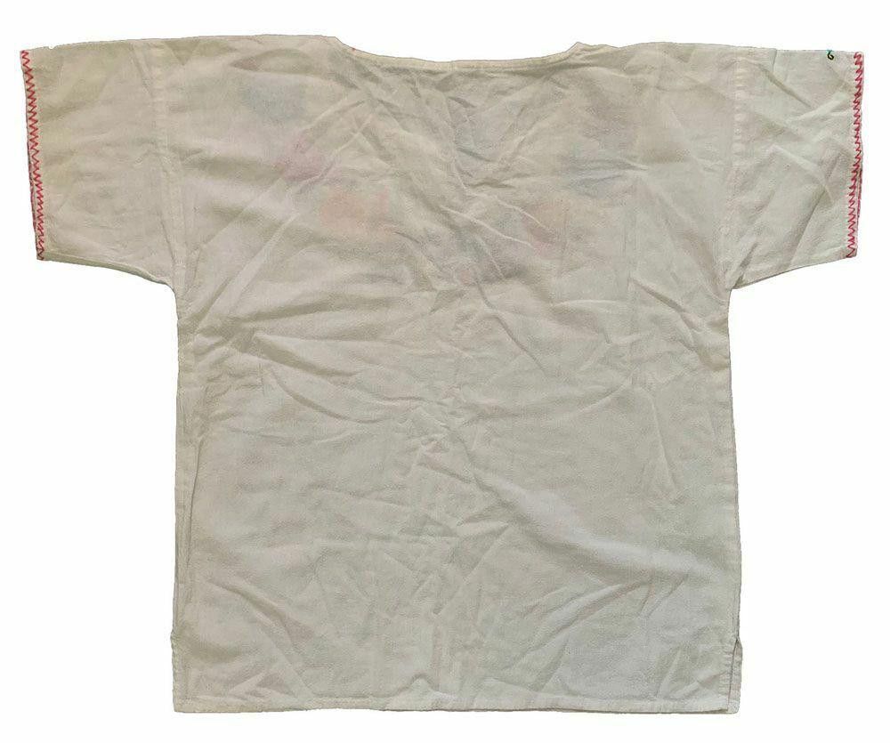 Designer Pre Owned Embroidered White Hand Made Blouse XL Size XL / US 12-14 / IT 48-50 - 3 Thumbnail