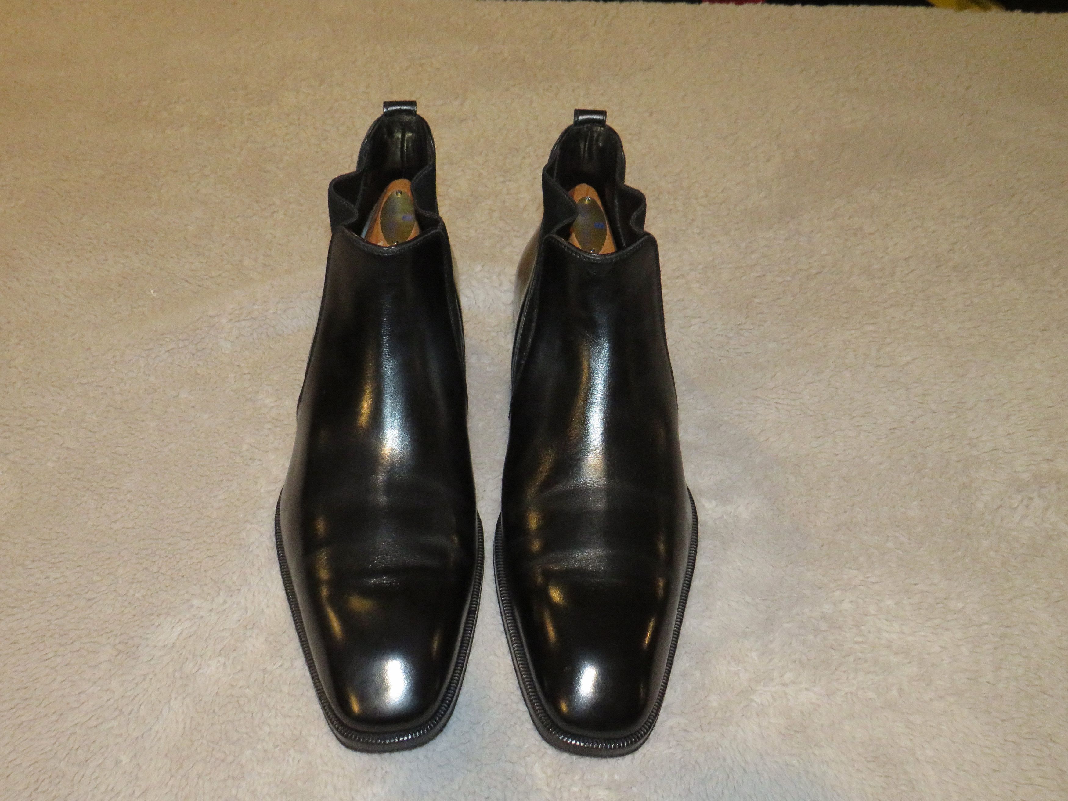 Tom Ford Elkan Black Calf Leather Short Chelsea Boot 8T Size US 8 / EU 41 - 1 Thumbnail