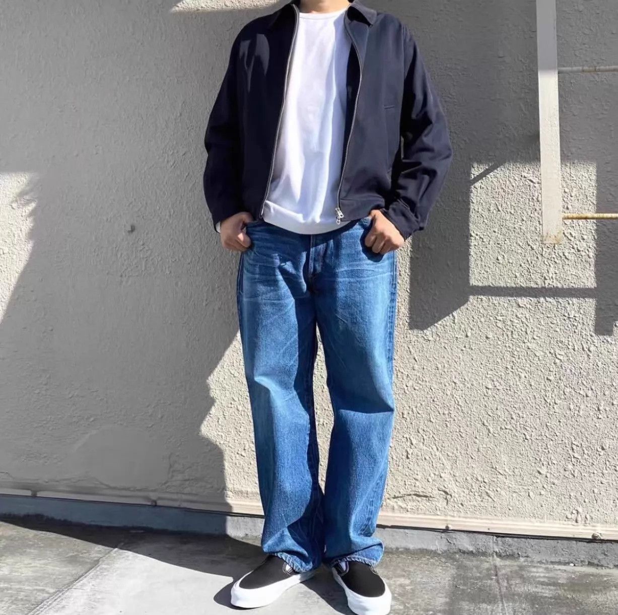 Kaptain Sunshine KAPTAIN SUNSHINE 25ss STRAIGHT DENIM w32 Natural Wash Size US 32 / EU 48 - 1 Thumbnail
