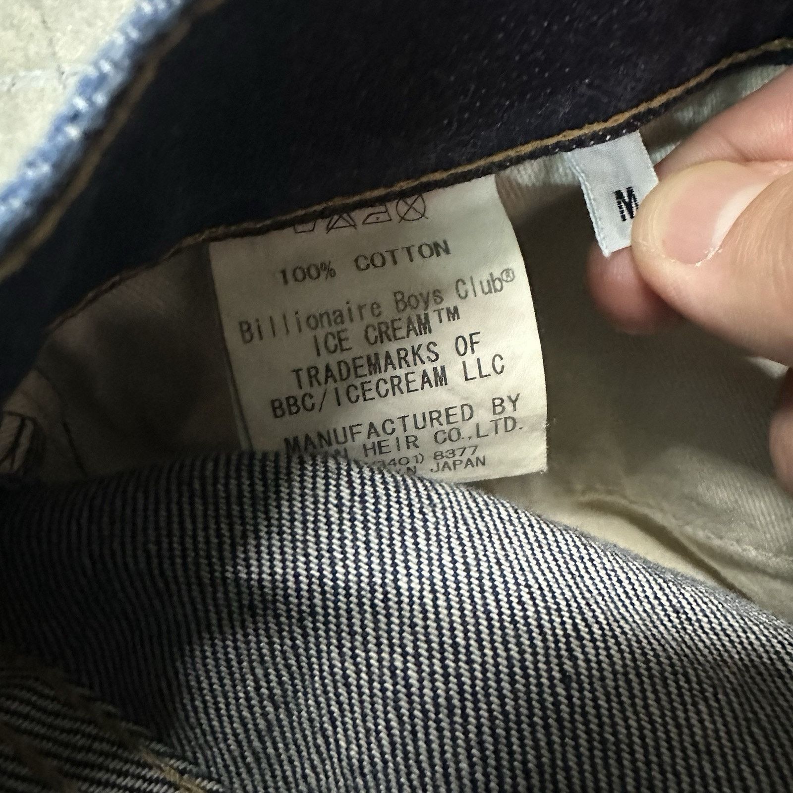 Billionaire Boys Club × Hypebeast × Icecream Billionaire Boys Club Selvedge Denim Jeans Medium 34x31 Size US 34 / EU 50 - 8 Thumbnail