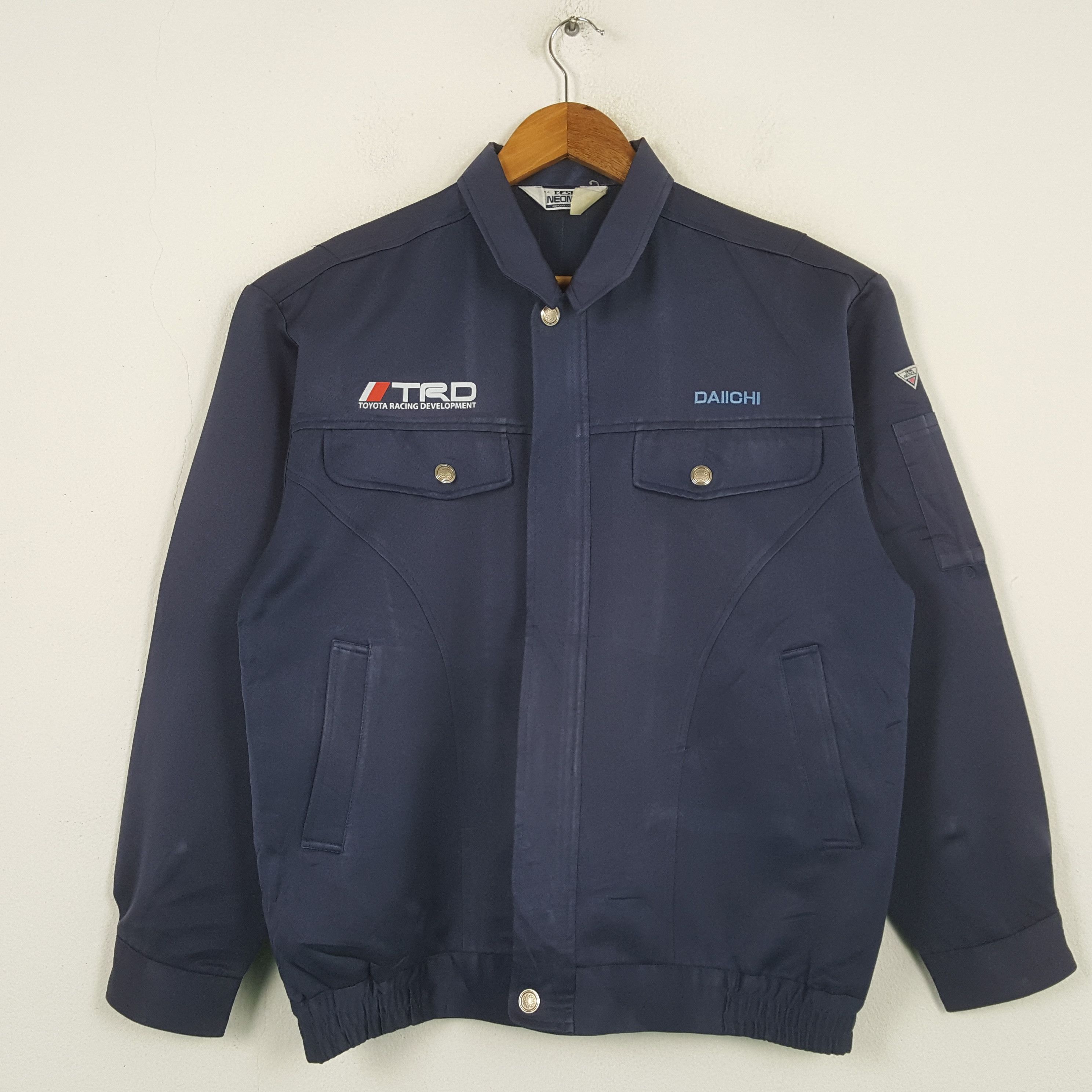 Japanese Brand × Vintage Vintage TRD TOYOTA Japanese Racing Team Custom Jacket C293N4 Size US L / EU 52-54 / 3 - 3 Thumbnail