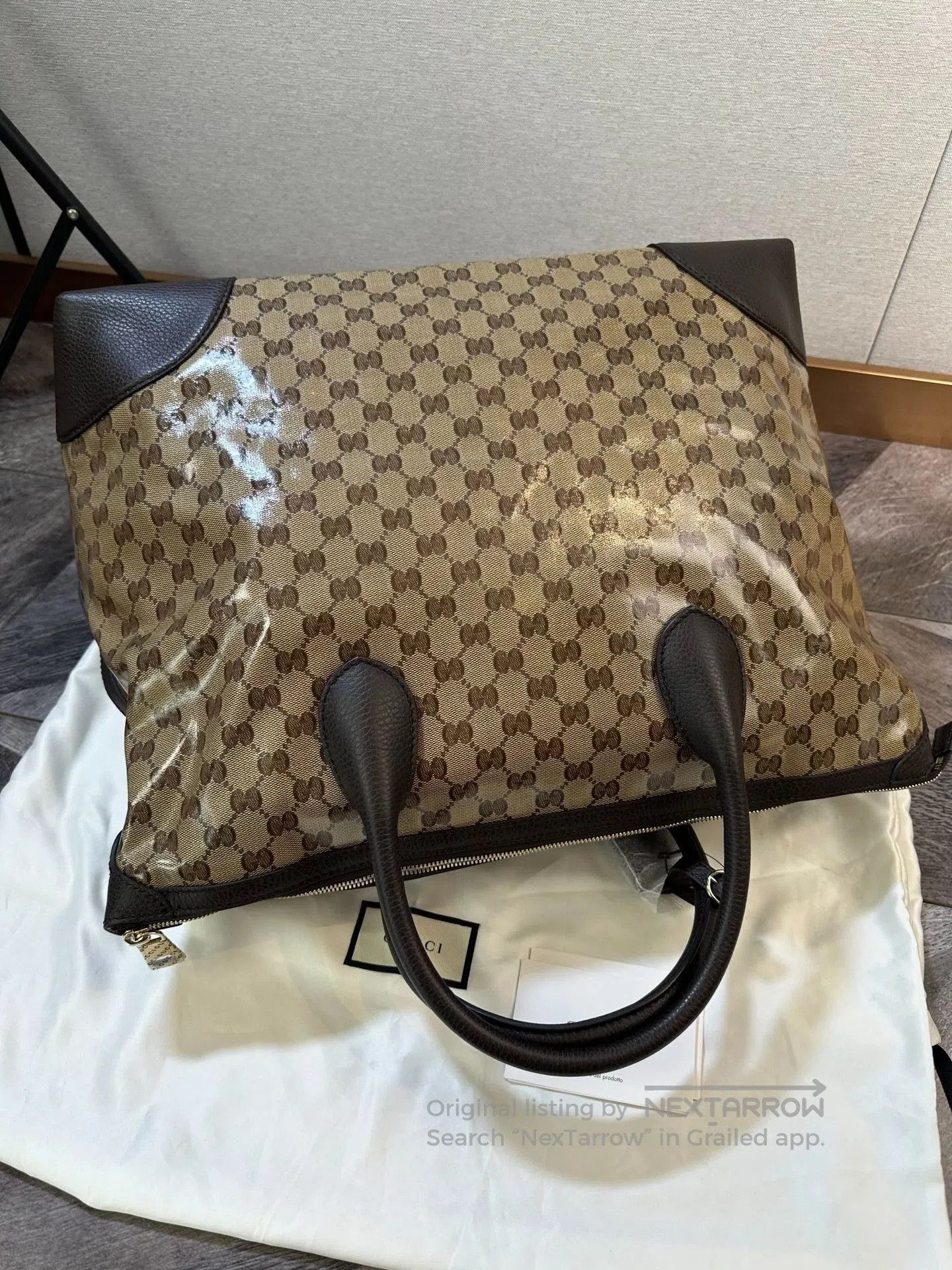 Gucci Gucci GG Crystal Leather Travel Bag. Size ONE SIZE - 5 Thumbnail