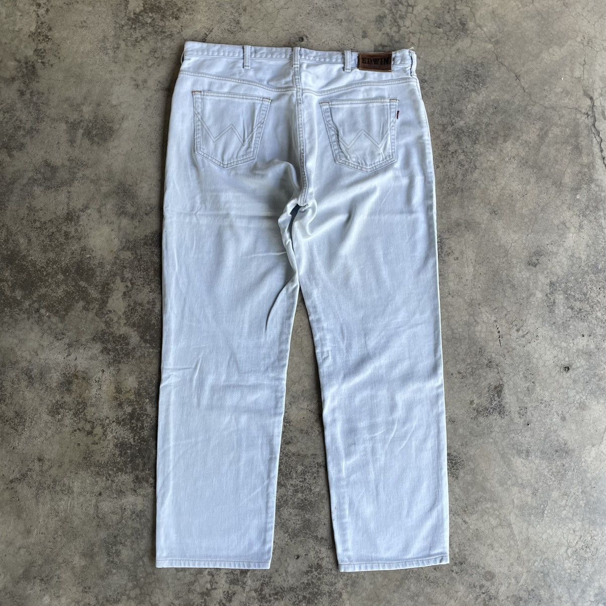 Edwin 🔥Vintage Edwin US Classics Stoned Washed Relaxed Denim Jeans Size US 37 - 4 Thumbnail