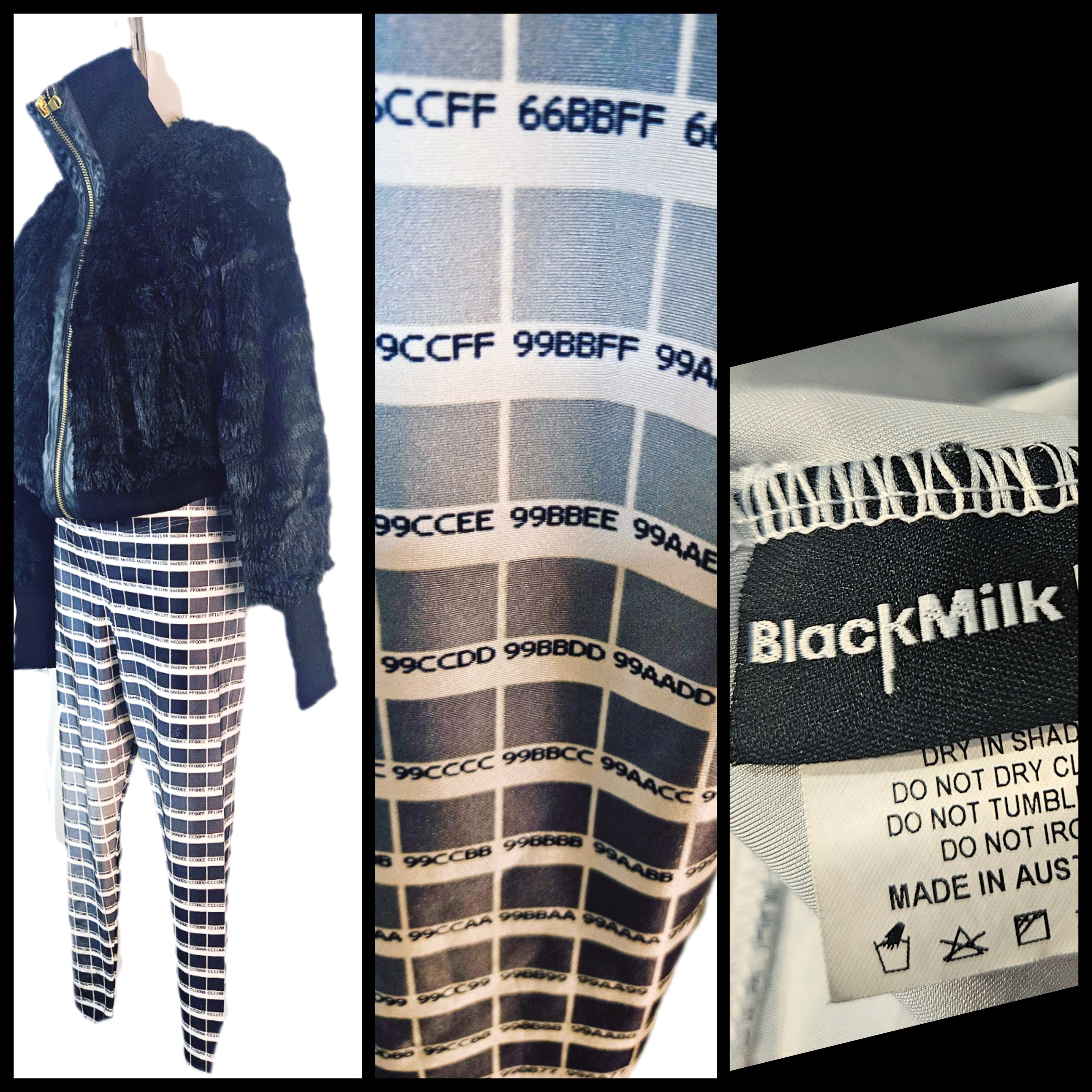 BlackMilk BLACK MILK “Digital Color Swatch / Hex Code” Leggings Size 28" / US 6 / IT 42 - 1 Thumbnail