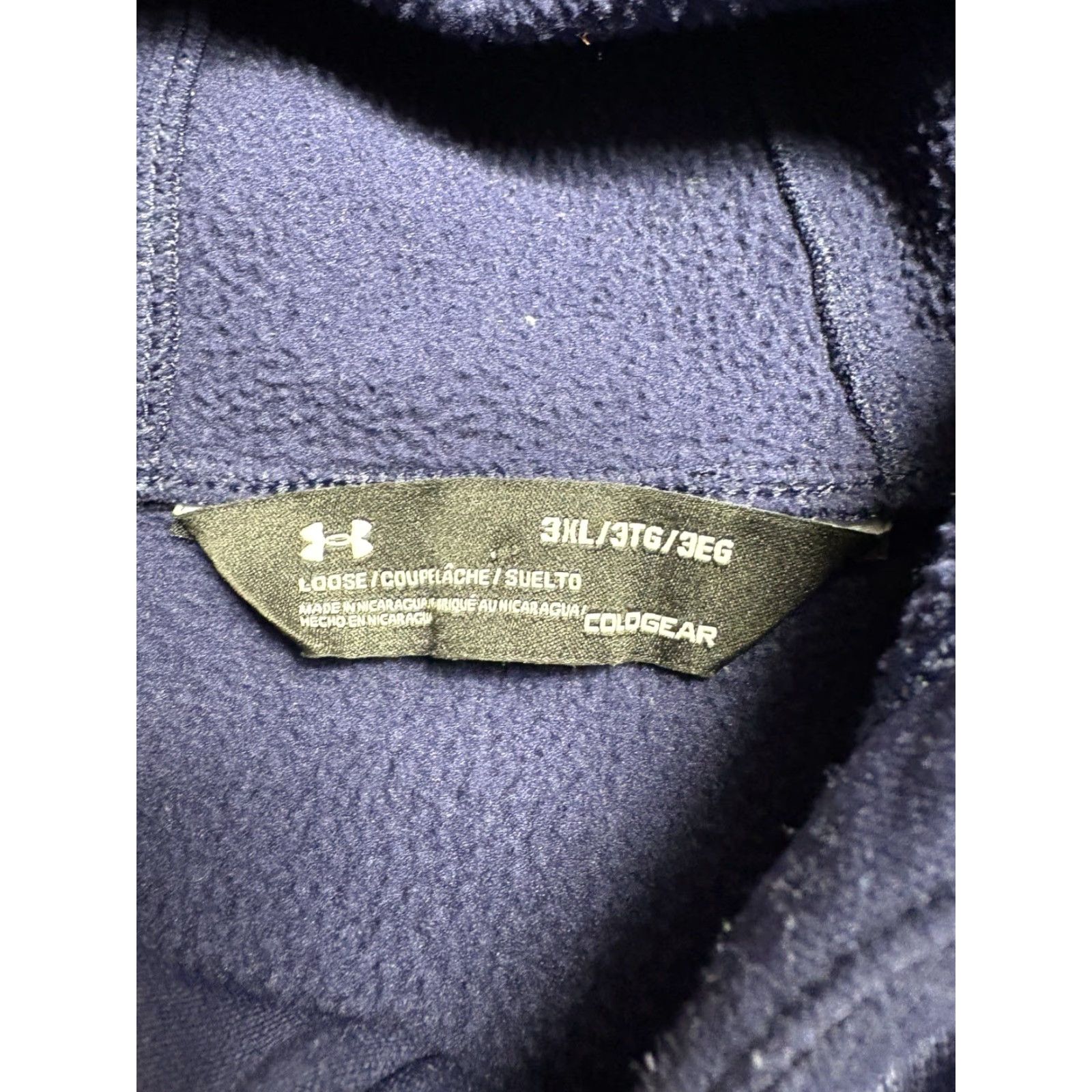 Under Armour Under Armour Hoodie Mens 3XL Blue Sweatshirt Fleece Lined Coldgear Hooded Pullover Sweatshirt Regular Fit Mens Blue 3XL Size US XXL / EU 58 / 5 - 3 Thumbnail