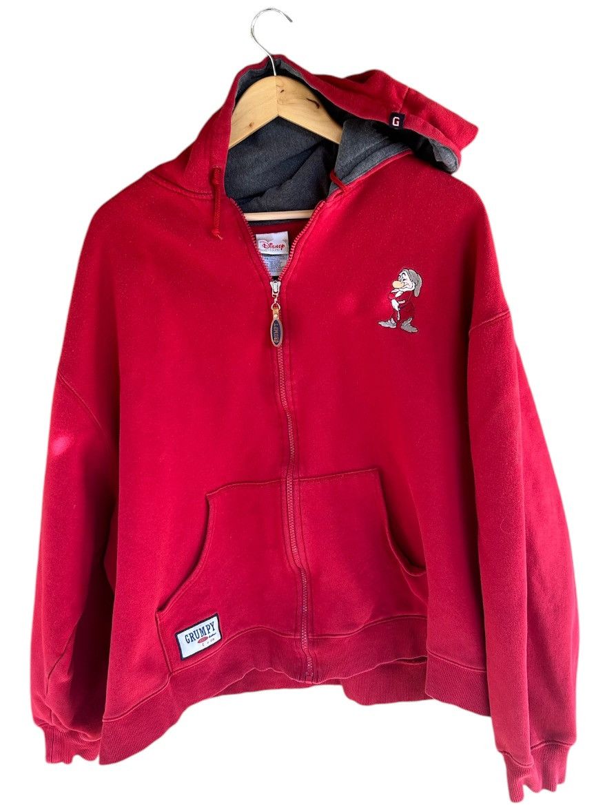 Disney × Vintage Disney red and grey Dopey zip up hoodie Size US XXL / EU 58 / 5 - 1 Thumbnail