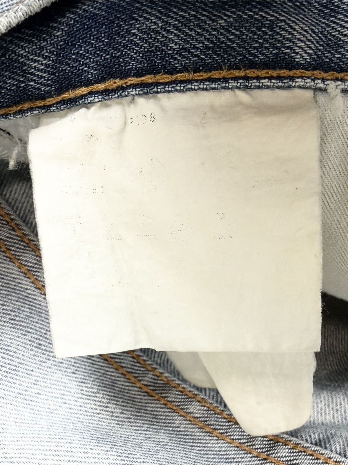 Junya Watanabe AW03 Junya Watanabe Washed Blue Faded Denim Jeans Thrashed Size US 30 / EU 46 - 7 Thumbnail