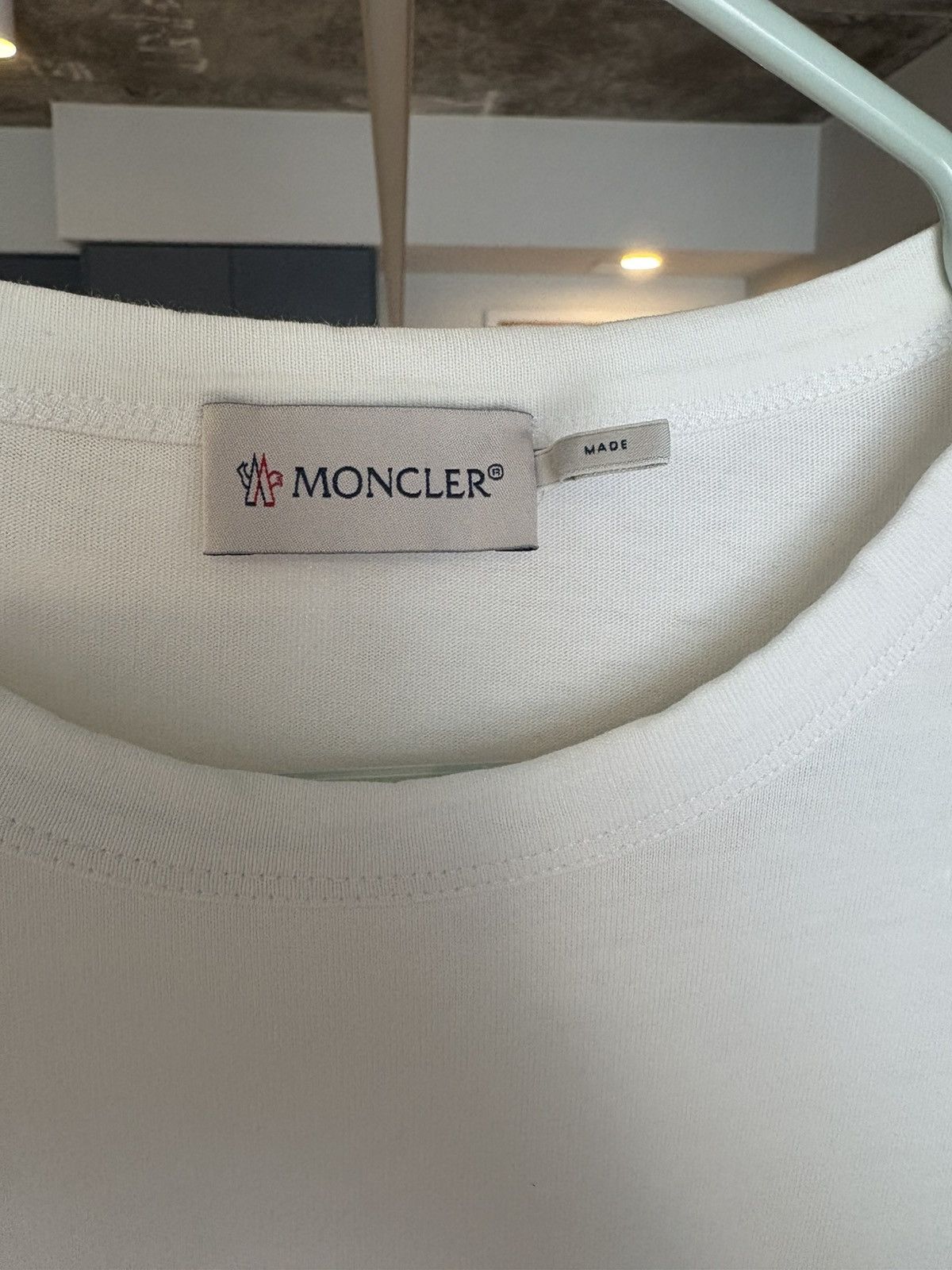 Moncler Moncler Long Sleeve T shirt Size US XL / EU 56 / 4 - 2 Thumbnail