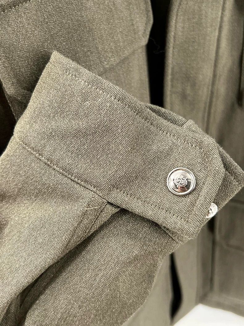 Loro Piana Loro Piana Green wool windproof and waterproof jacket for Size US L / EU 52-54 / 3 - 3 Thumbnail