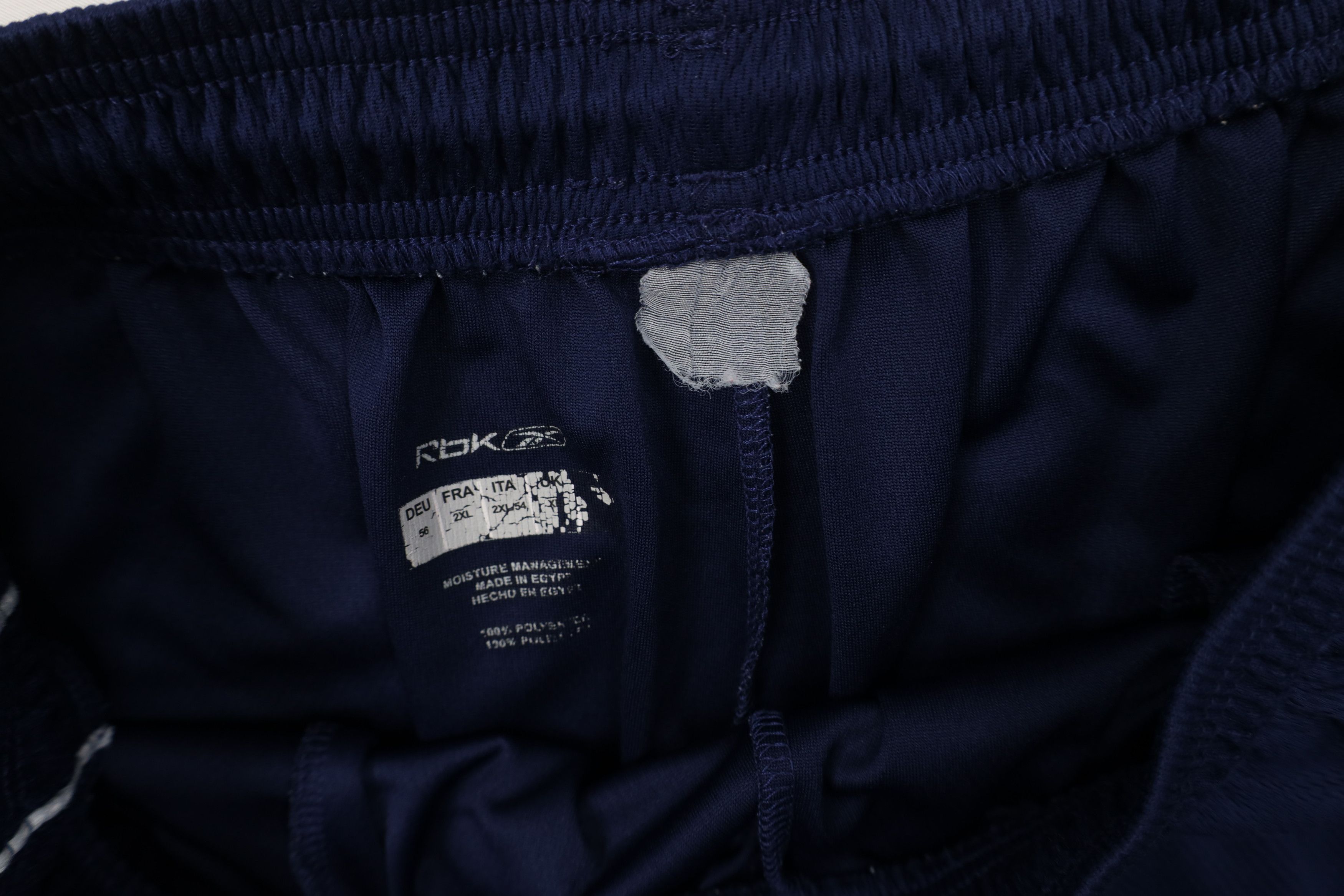Reebok Vintage 90s Y2K Reebok Knit Above Knee Gym Shorts Blue Size US 36 / EU 52 - 8 Thumbnail