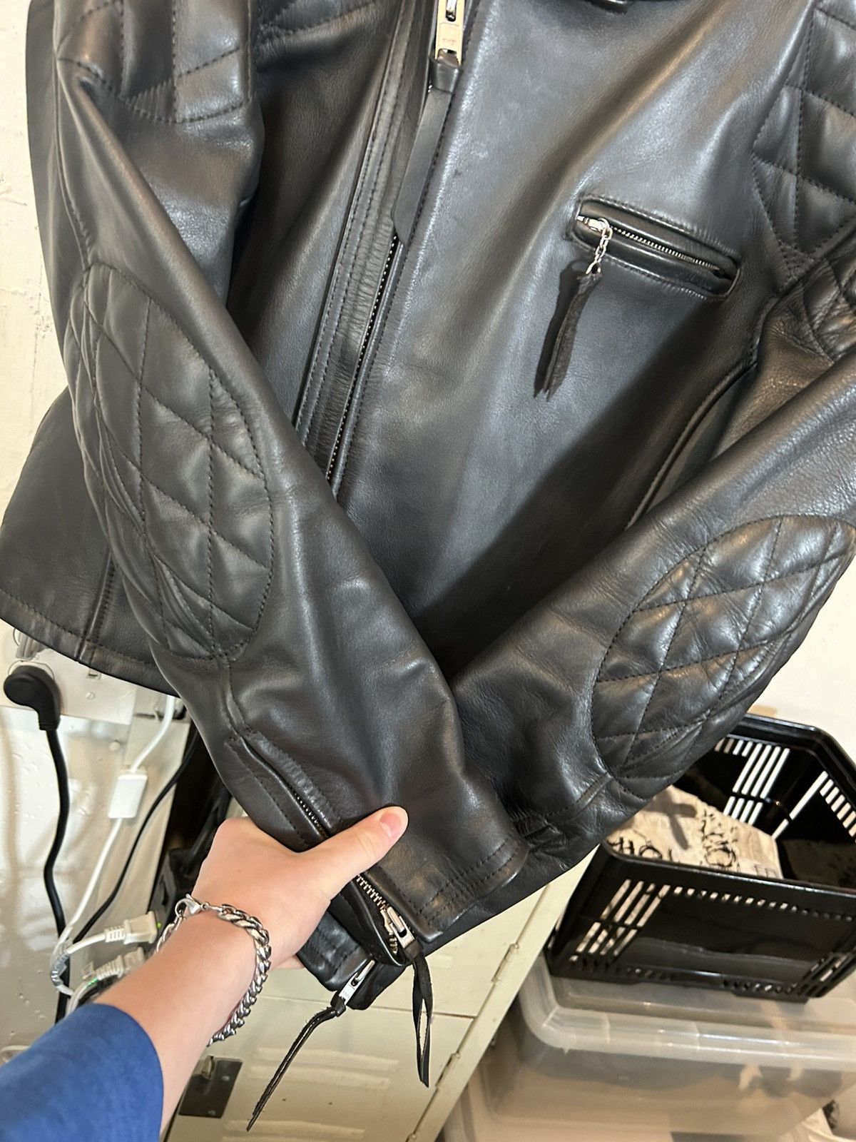 Kadoya Kadoya leather jacket Size US M / EU 48-50 / 2 - 2 Thumbnail