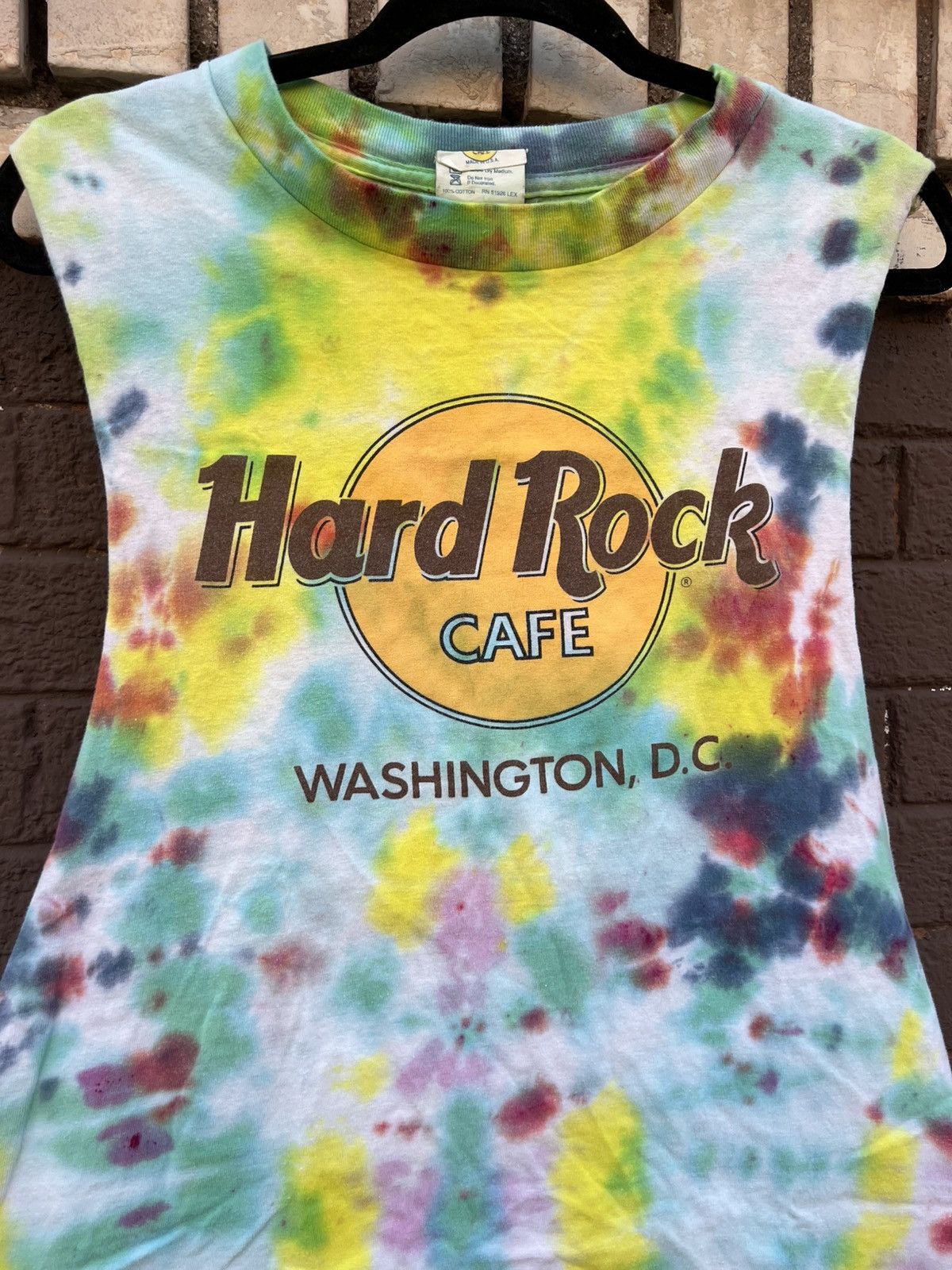 Vintage 80’s 90’s Vintage Hard Rock Cafe Washington D.C. Tank Top T Size US L / EU 52-54 / 3 - 3 Thumbnail