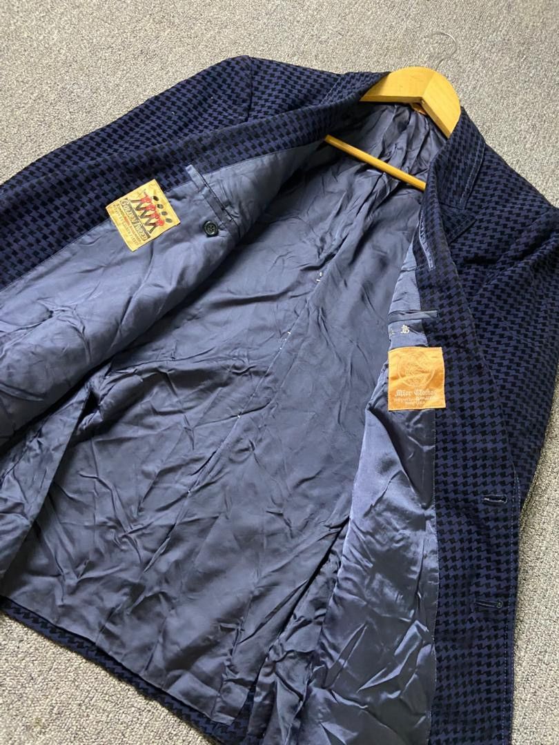 Japanese Brand Mier Clothes Golden Tweed Houndstooth Blazer (184) Size US XS / EU 42 / 0 - 5 Thumbnail