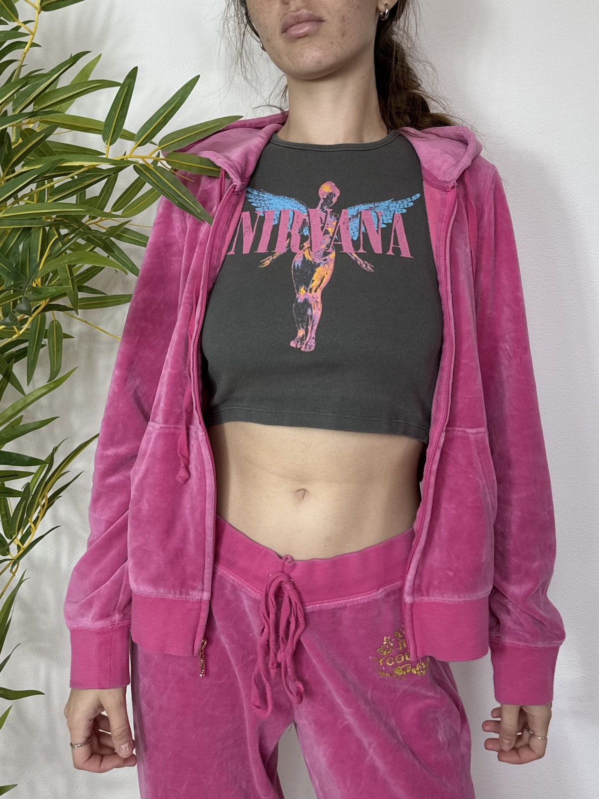 Japanese Brand × Nirvana NIRVANA Y2K AVANT GARDE CROPPED TOP Size S / US 4 / IT 40 - 1 Thumbnail