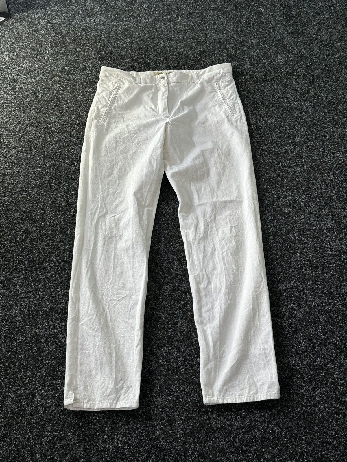 Belstaff Belstaff GOLD LABEL Prince WHITE details straight sz48 Size 34" / US 12 / IT 48 - 1 Thumbnail