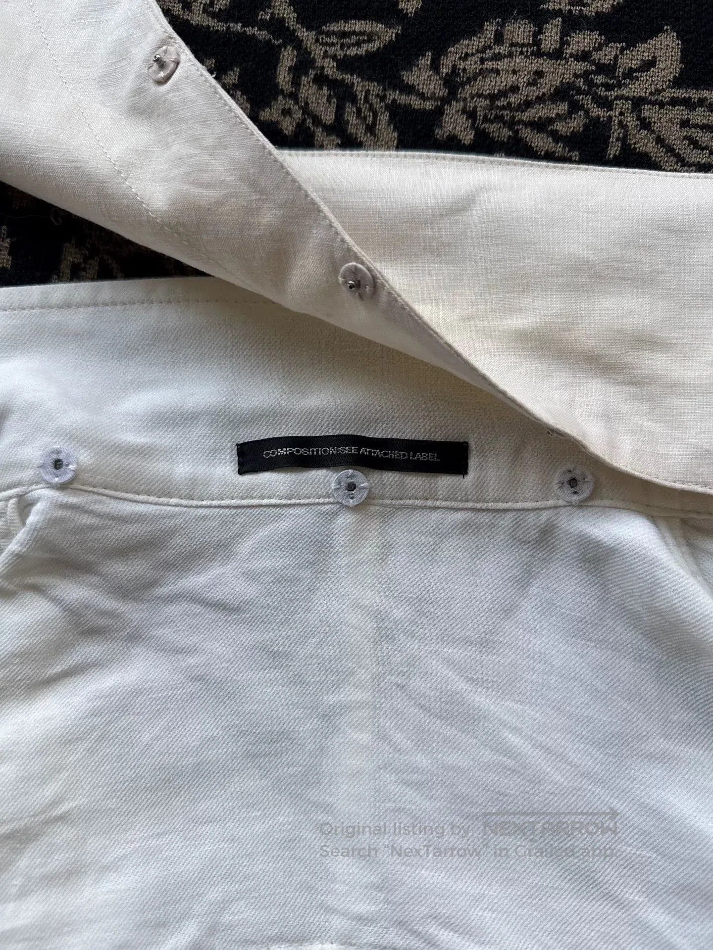 Y's Yohji Yamamoto Y's Linen Summer Jacket. Size US M / EU 48-50 / 2 - 6 Thumbnail
