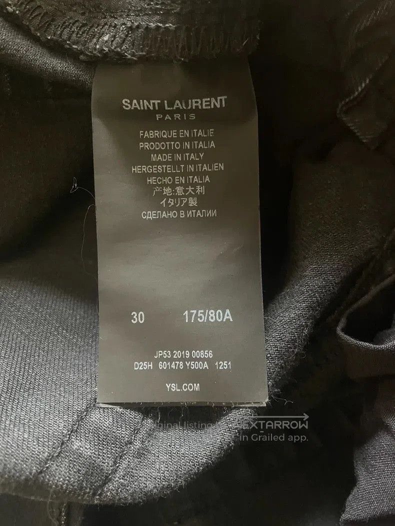 Saint Laurent Paris Saint Laurent D21 Slim Fit Jeans. Size US 30 / EU 46 - 6 Thumbnail