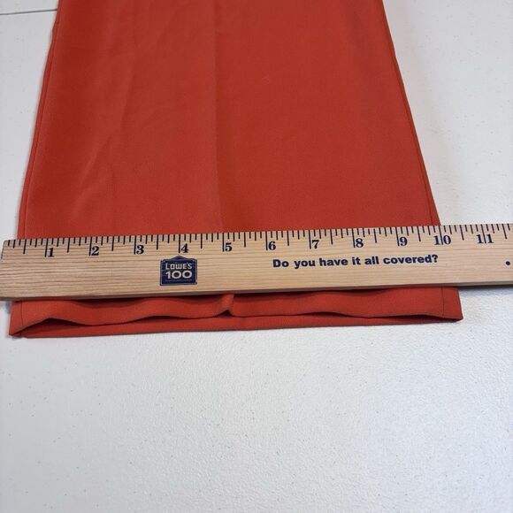 Zara Zara Orange Flare Dress Pants with zipper size XS Size 25" / US 0 / IT 36 - 11 Thumbnail