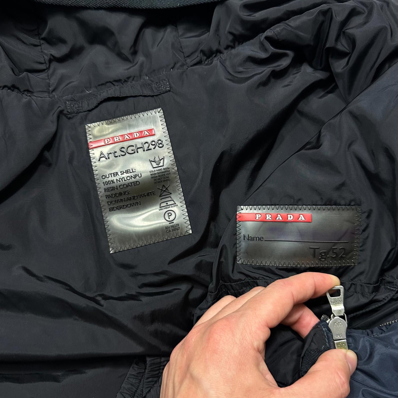 Prada Prada 2011 Red Tab Nylon Goose Down Puffer Jacket - IT52 (L) Size US L / EU 52-54 / 3 - 7 Thumbnail