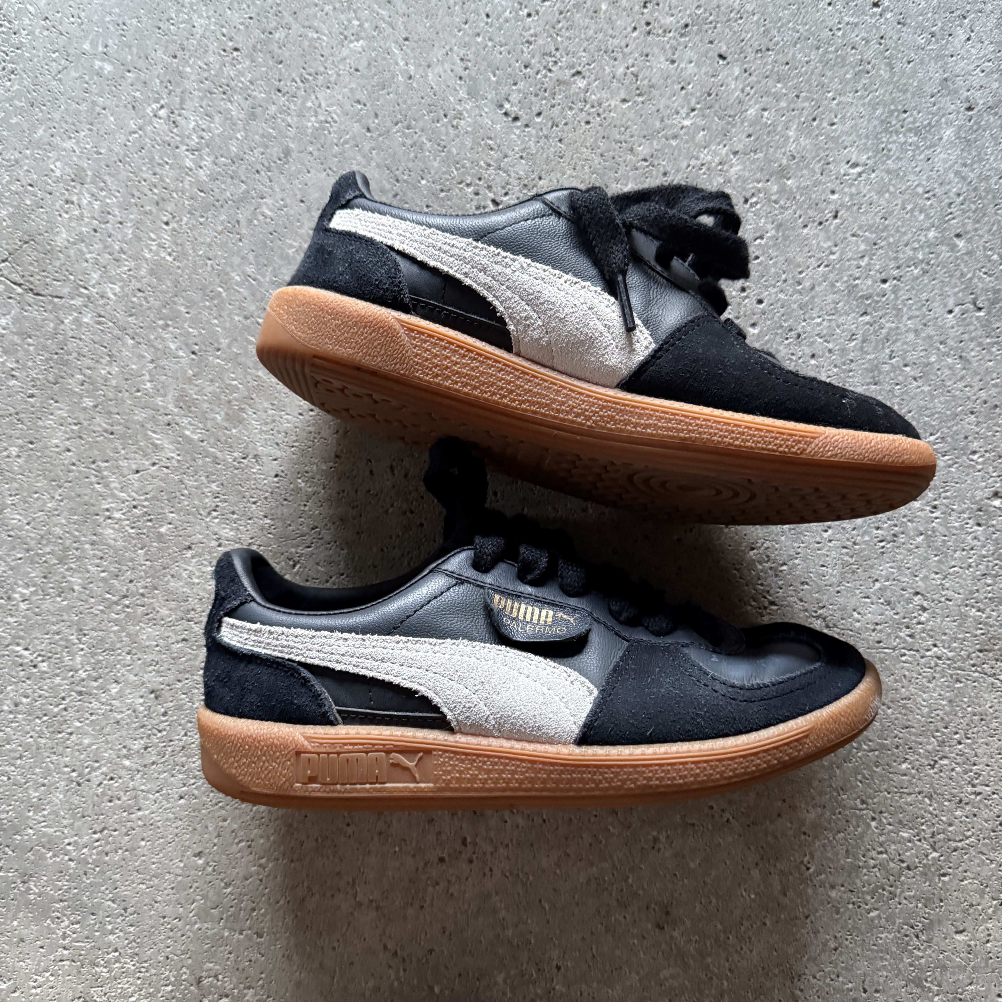 Puma vintage puma palermo black suede sneakers Size US 5.5 / IT 35.5 - 6 Thumbnail