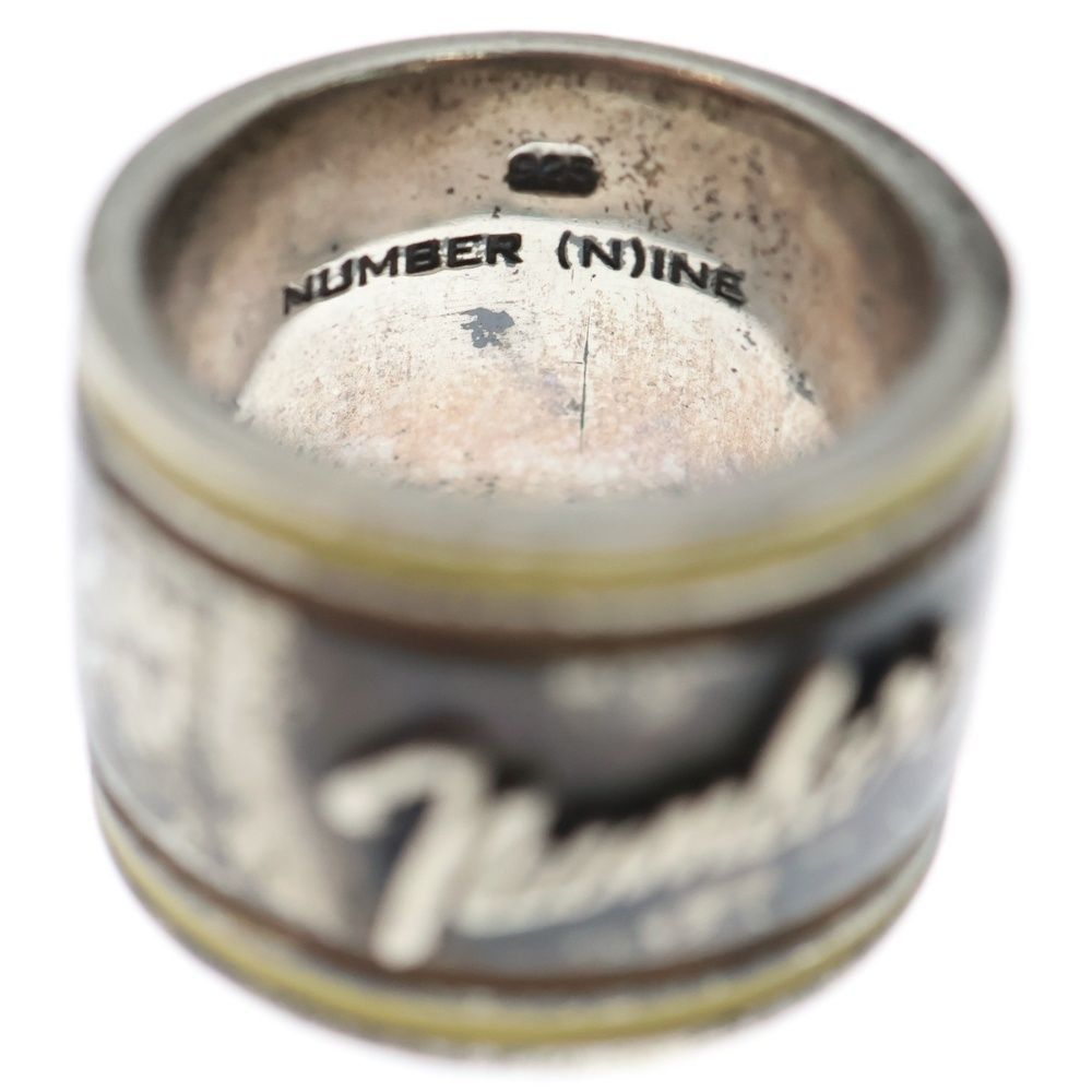 Number (N)ine .925 Silver Fender Logo Ring Size ONE SIZE - 5 Thumbnail
