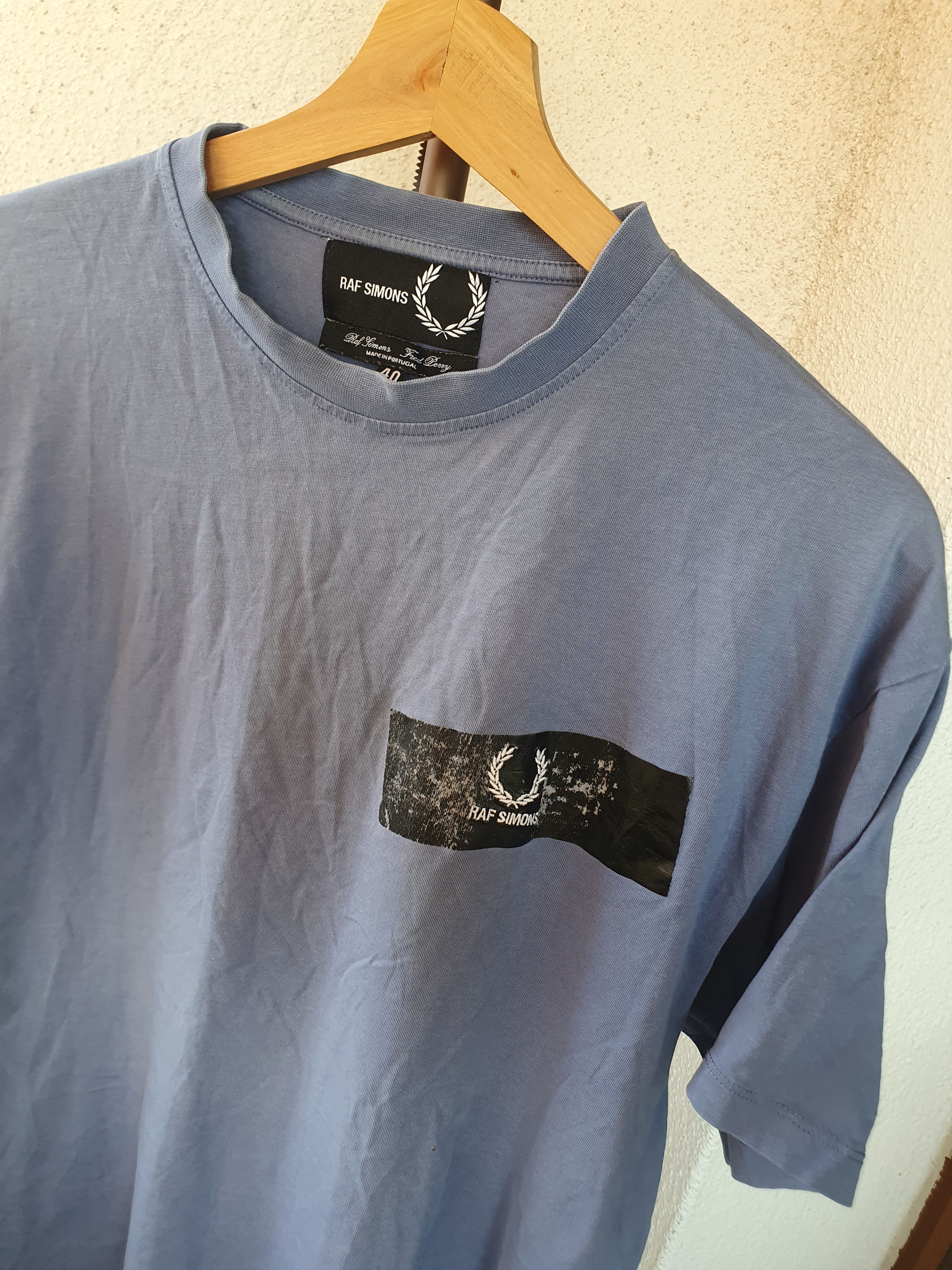 Fred Perry × Raf Simons Fred Perry x Raf Simons Tape Detail Tee sz L Size US L / EU 52-54 / 3 - 4 Thumbnail