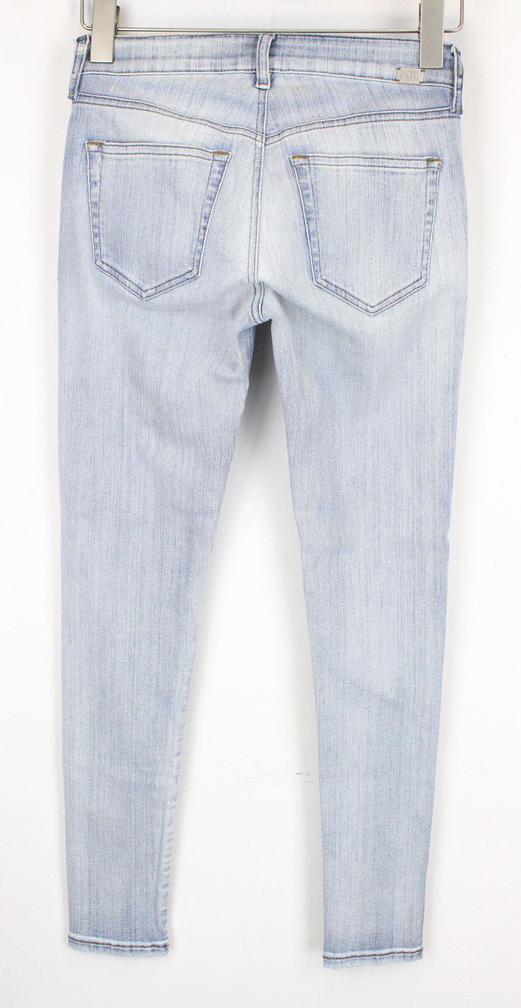 Diesel SLANDY-SP1 0090E W25/L30 Light Blue Stretch Jeans 70465 Size 25" / US 0 / IT 36 - 2 Thumbnail