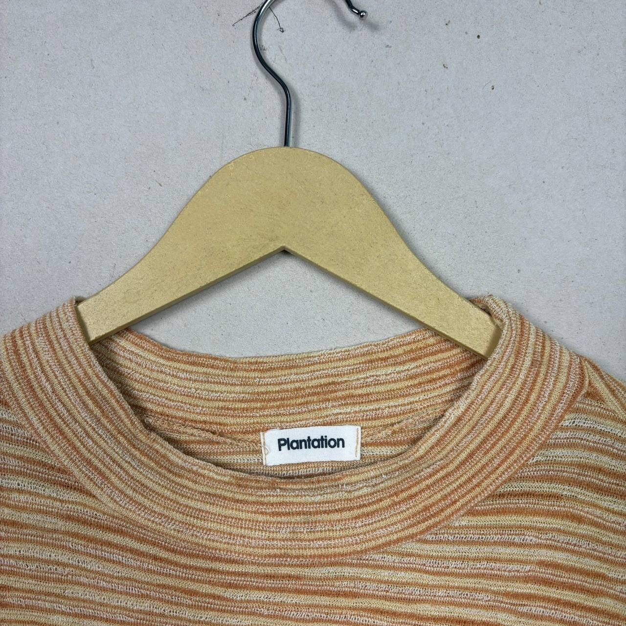 Issey Miyake Issey Miyake Plantation Striped Knit Mock Neck Top Japan M Size US S / EU 44-46 / 1 - 4 Thumbnail