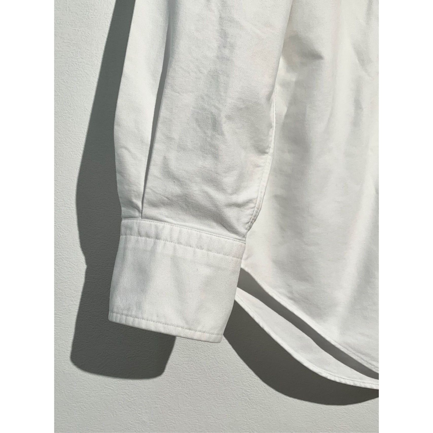 Thom Browne Thom Browne White Button-Down Long-Sleeve Shirt (Size 3) Size US S / EU 44-46 / 1 - 5 Thumbnail