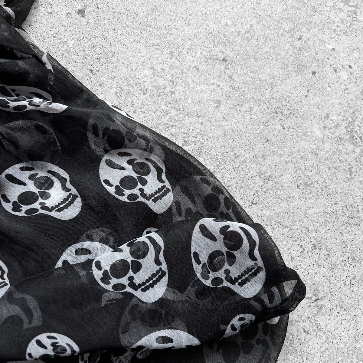 Vintage Poizen Industries Vintage Black/White Skull Gothic Dress Size S / US 4 / IT 40 - 11 Thumbnail