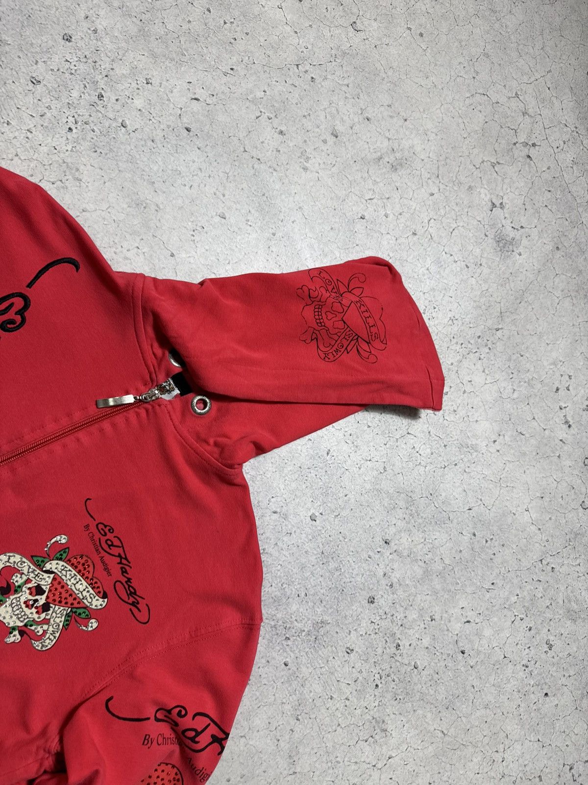 Ed Hardy Ed Hardy by Christian Audigier Women’s Full Zip Hoodie Size XL / US 12-14 / IT 48-50 - 7 Thumbnail