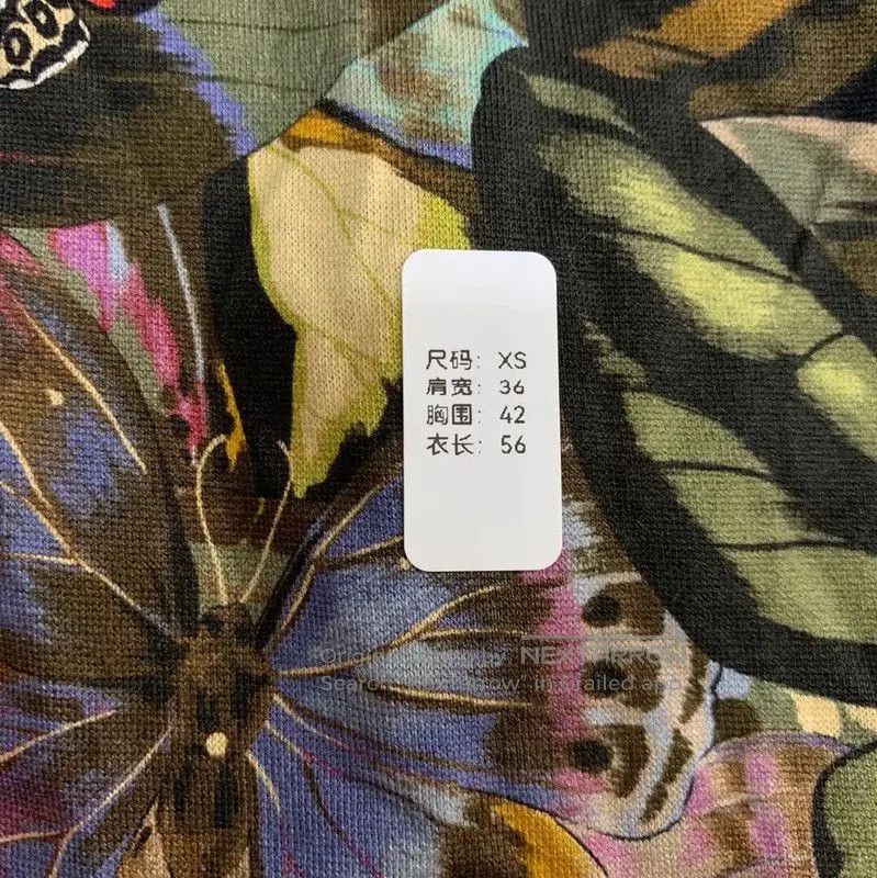 Valentino Valentino Colorful Butterfly Print Men's T-shirt . Size US XS / EU 42 / 0 - 7 Thumbnail