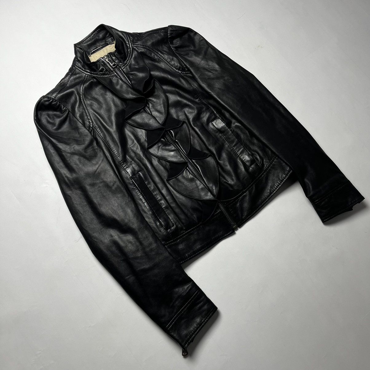 Dolce & Gabbana Dolce Gabbana Leather Jacket Size XS / US 0-2 / IT 36-38 - 7 Thumbnail