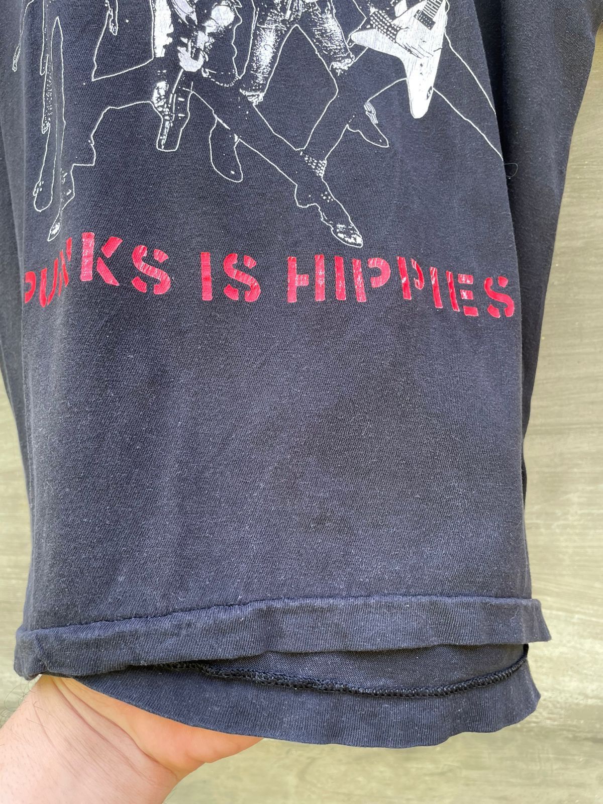 Band Tees GISM PUNK IS HIPPIES 80s Size US L / EU 52-54 / 3 - 8 Thumbnail