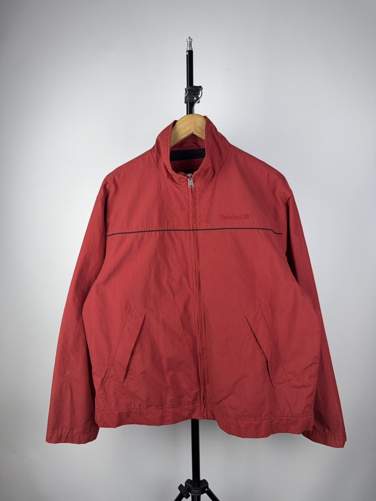 Timberland × Vintage Vintage 90s Timberland Jacket Full Zip Jacket Y2K Size US M / EU 48-50 / 2 - 1 Thumbnail