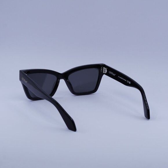 Off-White Off-White OERI110 CINCINNATI 1307 Sunglasses Black Cat Eye Size ONE SIZE - 6 Thumbnail