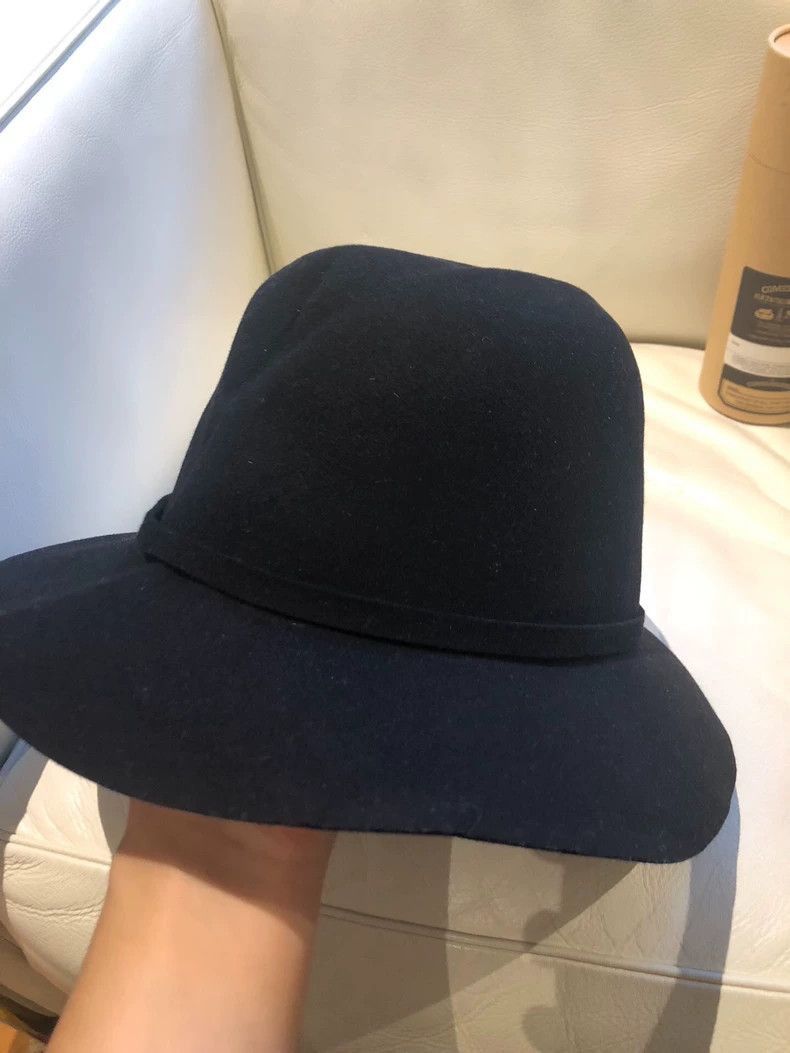 Comme des Garcons Black Felt Dress Hat for Men-2506 Size ONE SIZE - 2 Thumbnail