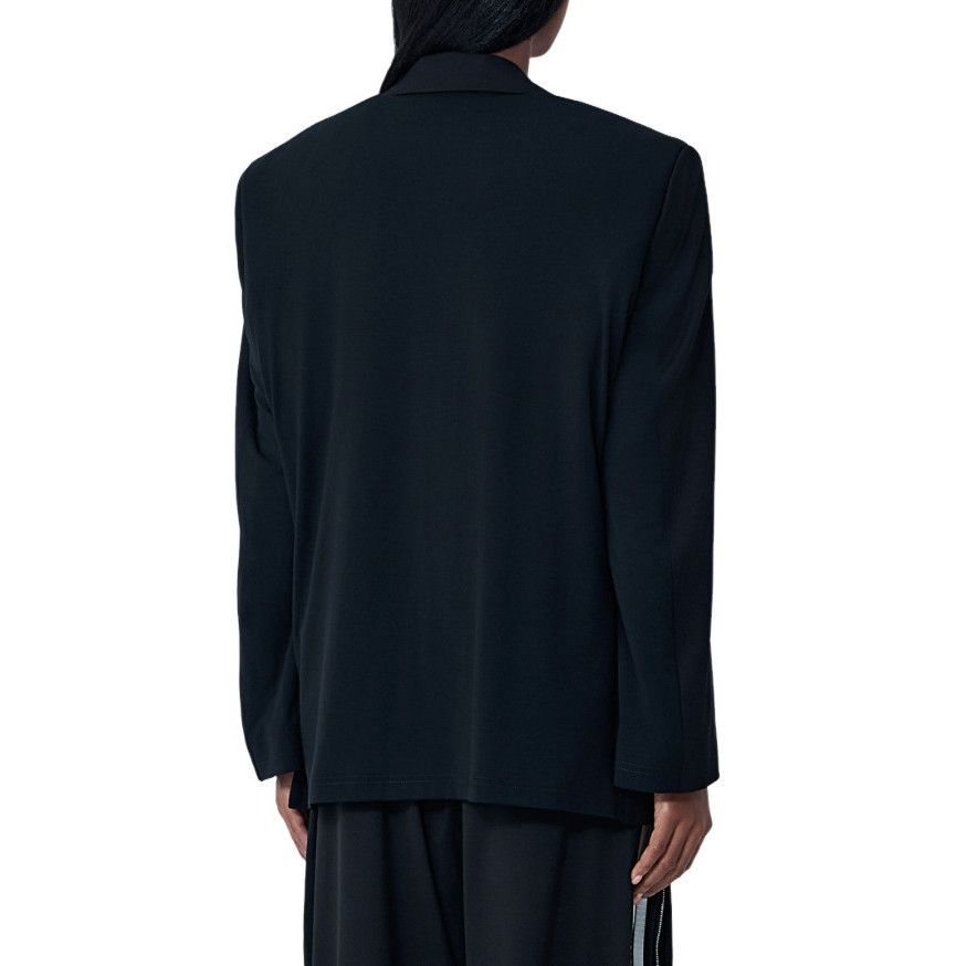 Balenciaga BALENCIAGA Black Single Breasted Jacket New & Authentic (Wom Size ONE SIZE - 2 Thumbnail
